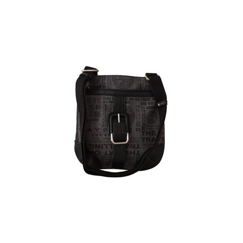 Gray Printed Shoulder Purse Crossbody Bag One Size Women - Main Image