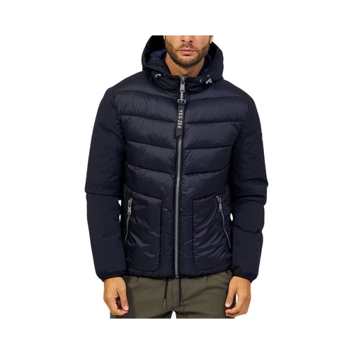 Yes Zee Men's Blue Nylon Jacket - 3XL - Main Image