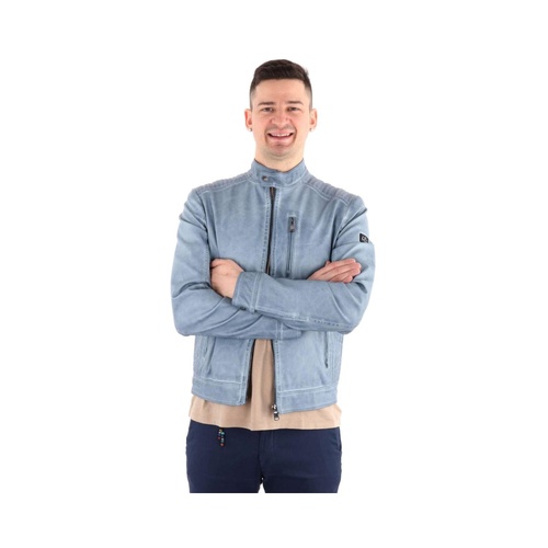 Yes Zee Men's Light Blue Polyethylene Jacket - 2XL - Main Image