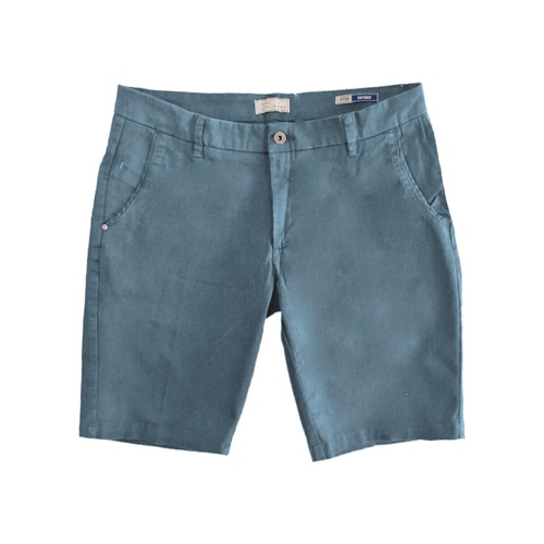 Yes Zee Men's Light Blue Cotton Short - W32 US - Main Image