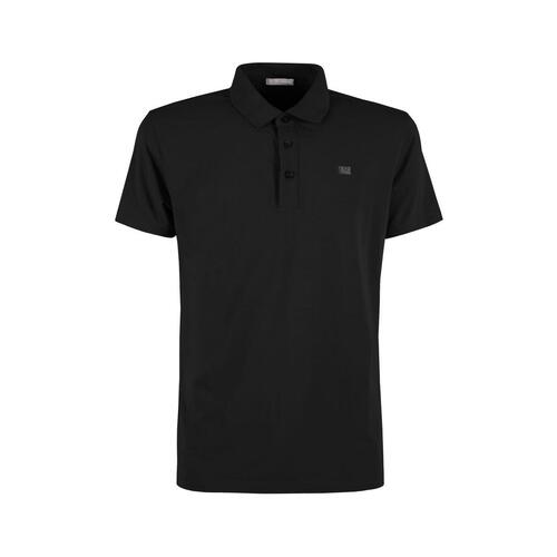 Yes Zee Men's Black Cotton Polo Shirt - 2XL - Main Image