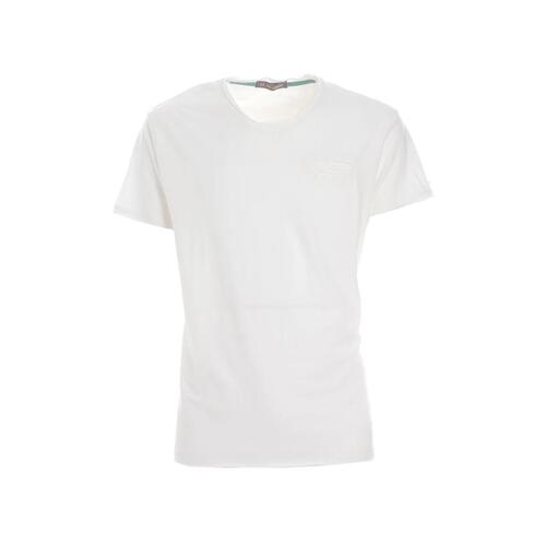 Yes Zee Men's White Cotton T-Shirt - XL - Main Image
