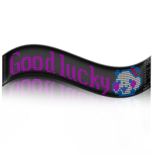 Programmable LED Matrix Panel Flexible Screen IP65 with APP Control 120*595mm - Main Image