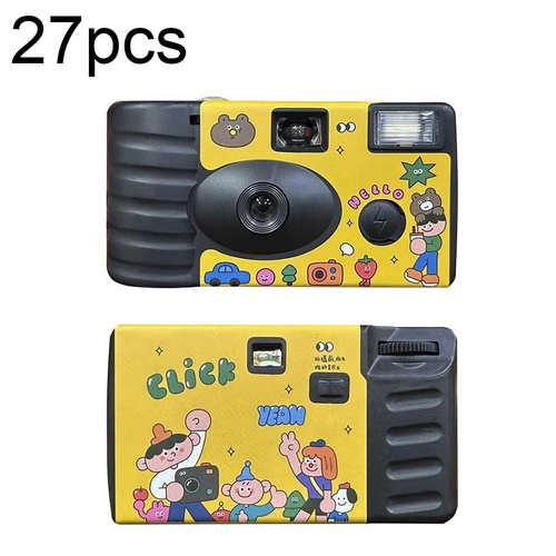 27 Retro Film Camera Stickers - Waterproof & Decorative - Main Image