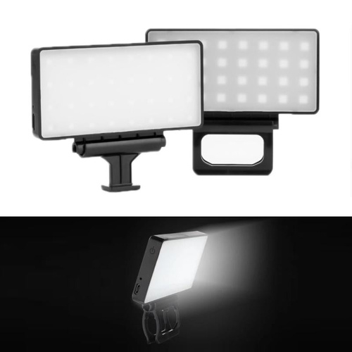 Adjustable Outdoor Phone Fill Light - Monochrome White - Main Image