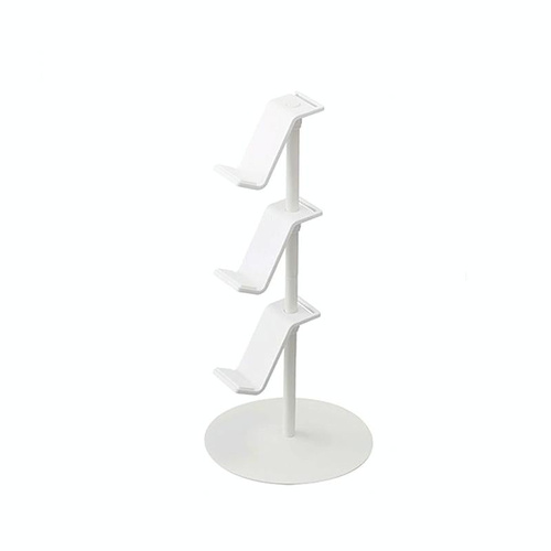 3-tier Desktop Gamepad and Headphone Storage Rack - White - Main Image