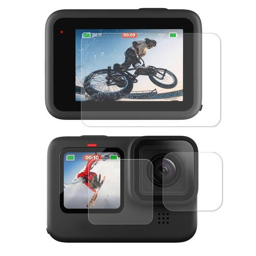 Hat Prince 3-in-1 Tempered Glass Screen Protector for Gopro Hero 10 - 0.2mm - Main Image
