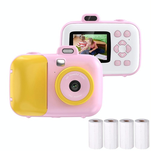 Smart Kids Thermal Camera With Printing Paper - 2.4 - Blue Focus - 503J Pink Fixed Focus - Main Image