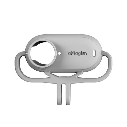 Amagisn Silicone Case for Insta360 Go 3 Camera - Horizontal - Horizontal Gray - Main Image