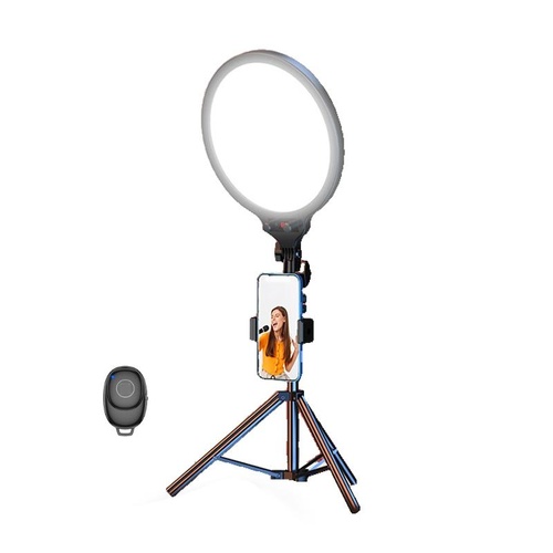 Full-screen 12.6 Selfie Ring Light Tripod Set - 210cm for Live Stream - 55Cm Bracket - Main Image