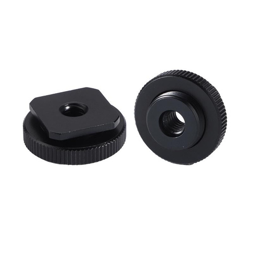 2-Pack Aluminum Hot Shoe Adapter 5 / 8 Male To 1 / 4 Female - Main Image