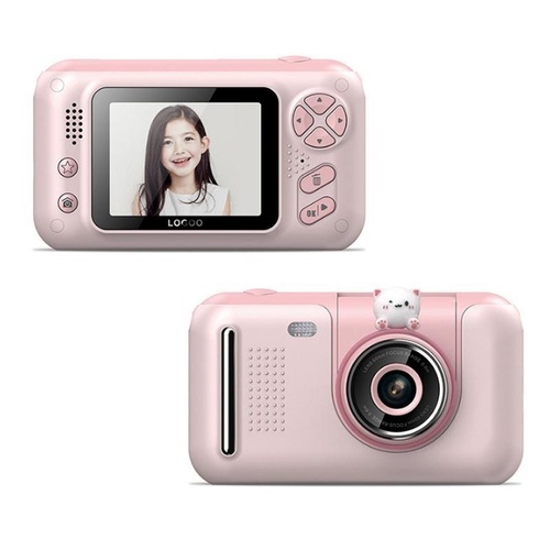 Kids' 2.4 Hd Reversible Camera - Pink - Main Image