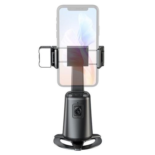 Auto Tracking Gimbal Stabilizer with Fill Light and Selfie Stick - 360 Degree Rotation - A200 Set 1 - Main Image