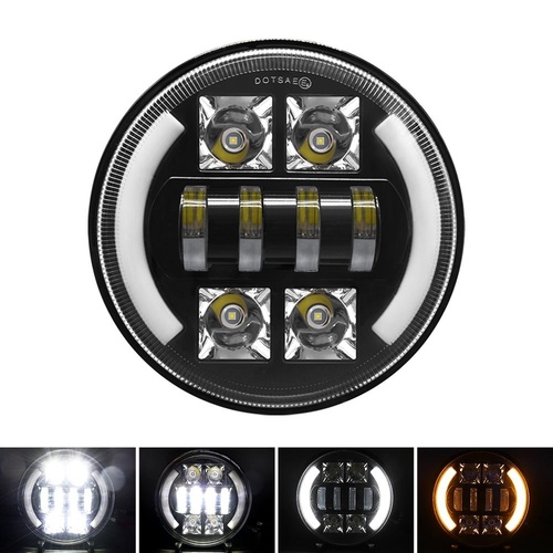 Car 7 Inch Dc9 - 30V Led Headlight Modification Accessories For Jeep Wrangler - Main Image