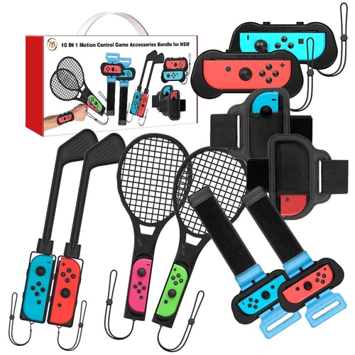 10-piece Sports Accessory Set for Nintendo Switch - Main Image