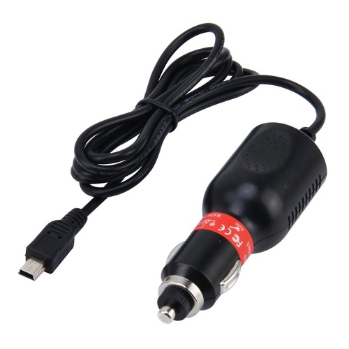 Universal Car Charger for Dvr Camera Gps - 10v to 48v Input 5v 2a Output - Main Image