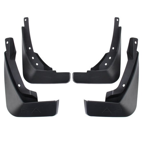 4 Pcs Car Auto Semi-Rigid Pvc Splash Flaps Fender Guard For Audi A4L 2016 Version - Main Image
