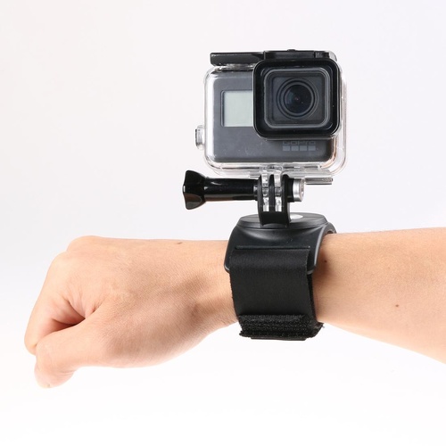 360 Degree Rotation Mount for Gopro Insta360 Dji Action Cameras - 3-in-1 Straps for Hand Wrist Arm Leg - Main Image