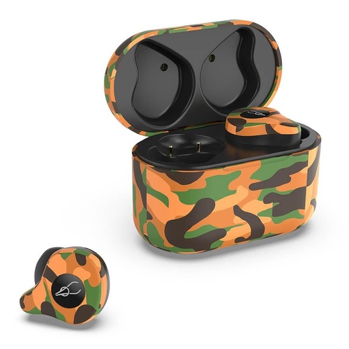 Waterproof Wireless Bluetooth Earphones with Charging Box - X12 Ultra- Sahara Camo - Main Image