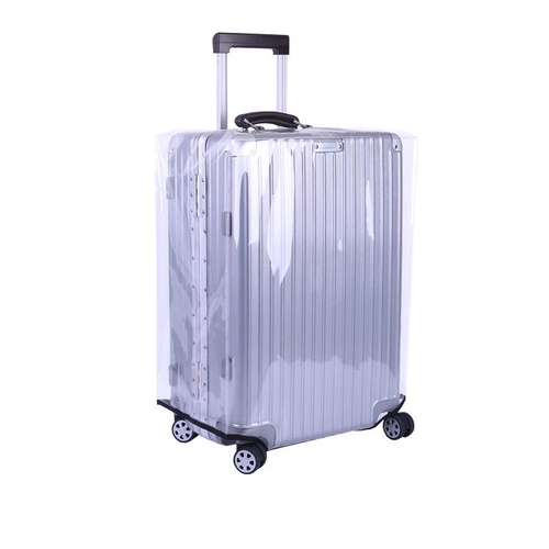 Waterproof Transparent Pvc Trolley Suitcase Cover - 22 Inch Rimless - Main Image
