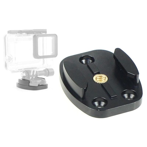 Aluminum Quick Release Tripod Mount for Sports Camera - 4 Holes - Main Image