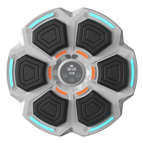 Adjustable 9-Speed Bluetooth Music Boxing Machine With Lights - Black - Light Gray - Main Image
