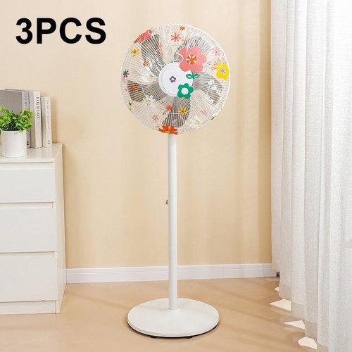 Waterproof Dustproof Fan Cover - Set of 3 - Sunflower Design - Main Image