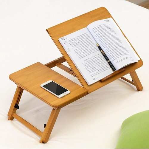 Adjustable Folding Laptop Desk for Dorm or Study - Compact Design - Main Image