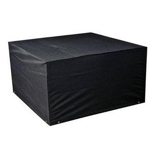 Waterproof 210d Oxford Cloth Cover for Outdoor Furniture Set - Protects from Uv Dust and Rain - 213 x 132 x 74cm - Black - Main Image