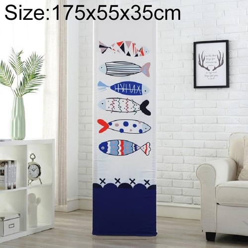 Fish Bone Fabric Dust Cover for Vertical Cabinet Ac - All-inclusive 175x55x35cm - Main Image