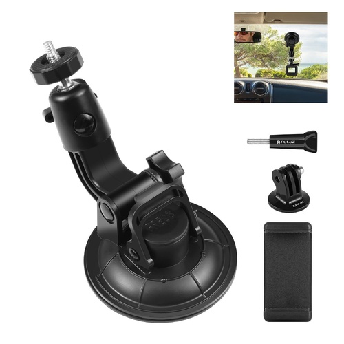 Universal Car Phone Mount with Suction Cup and Tripod Adapter - Main Image