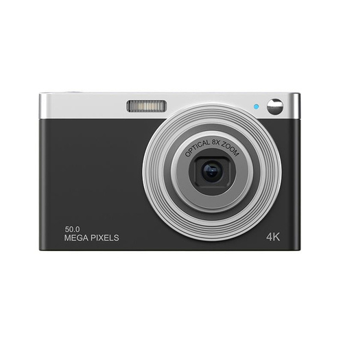 4k 8x Optical Zoom Telescopic Lens Digital Camera - Black 2.88 Inch - Main Image