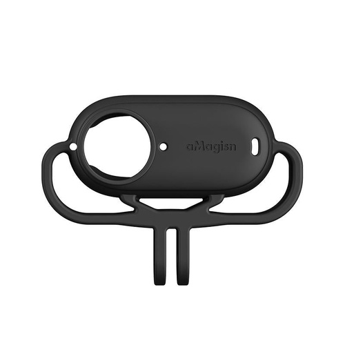 Amagisn Silicone Case for Insta360 Go 3 Camera - Horizontal - Horizontal Black - Main Image