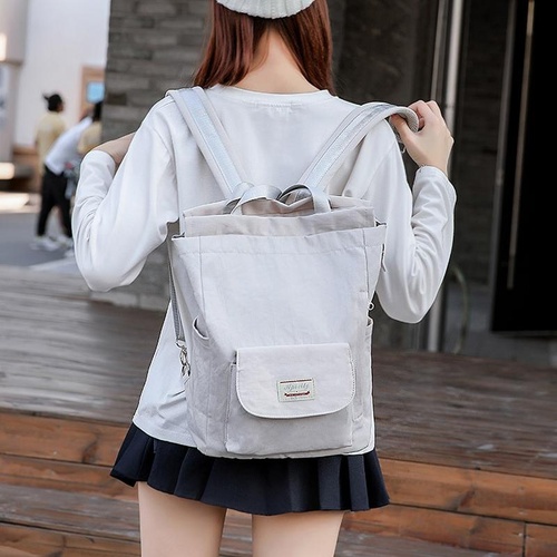 Waterproof Usb Laptop Backpack - Gray Large - Main Image