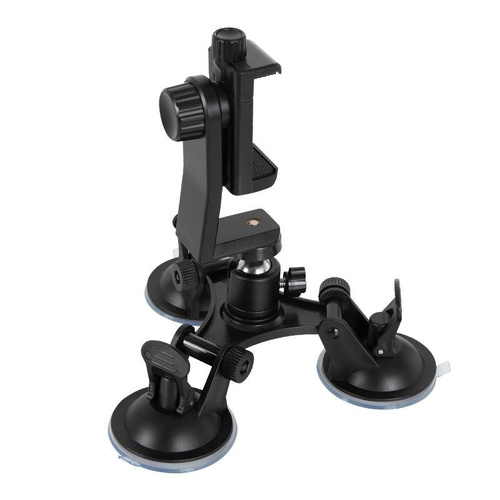 Universal Car Suction Cup Mount for Video Shooting and Phone Clip - Main Image