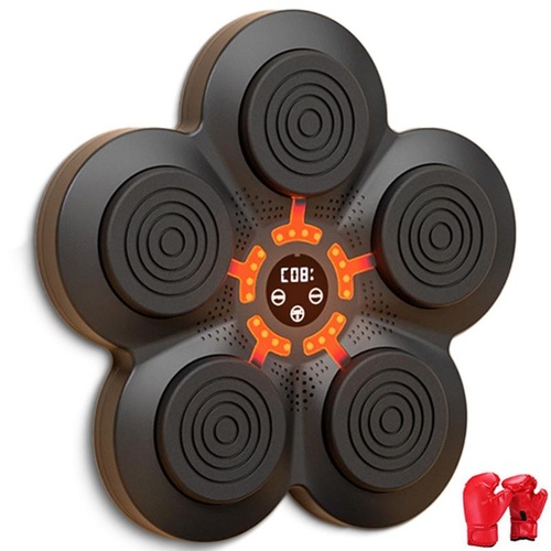 Bluetooth Music Boxing Machine With Wall Mount And Adult Gloves - With Adult Gloves - Main Image