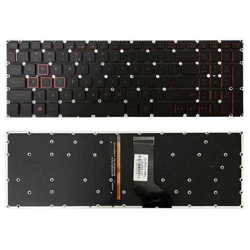 Red Backlit Laptop Keyboard - us Version - For Acer Aspire Vn7-793G - Main Image