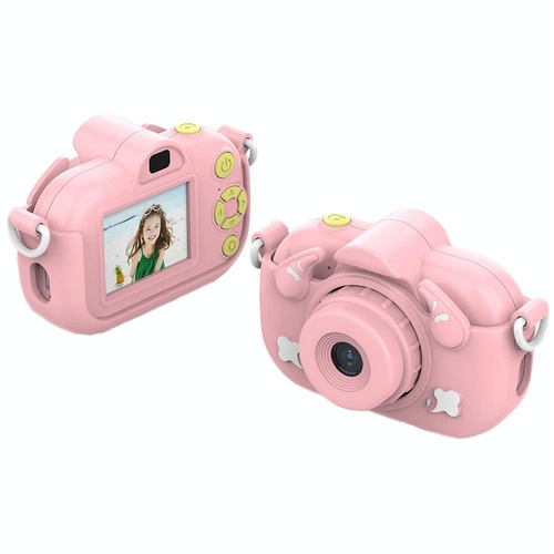 2.0-Inch 4X Zoom Hd Digital Camera For Kids - Blue - Pink - Main Image
