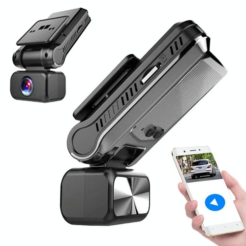 Hd Night Vision Car Dash Cam with 4k Wifi Recording - Main Image