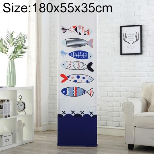 180x55x35cm Fish Bone Fabric Dust Cover for Vertical Cabinet Air Conditioners - Main Image