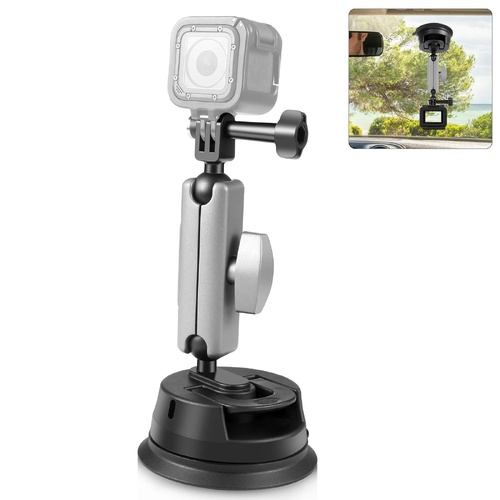 Suction Cup Arm Mount with Adapter and Screw - Main Image