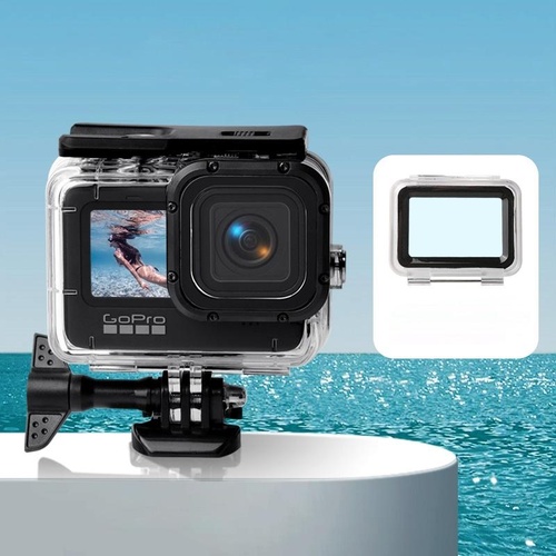 Waterproof Touch Case for Gopro Hero10 with Back Cover - Main Image
