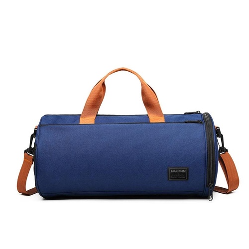 Blue Waterproof Gym Bag with Wet / Dry Separation - 9921 Blue - Main Image