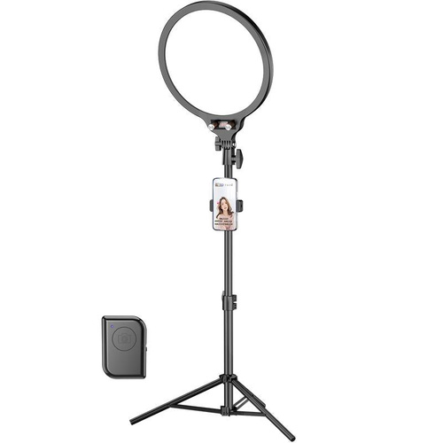 Full-screen Selfie Ring Light Tripod Set for Live Stream - 210cm Height - 210Cm Bracket With Remote Control - Main Image