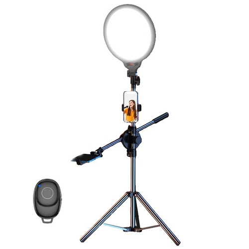 Full-screen 12.6 Selfie Ring Light Tripod Set - 210cm for Live Stream - 210Cm Overhead Shot - Main Image