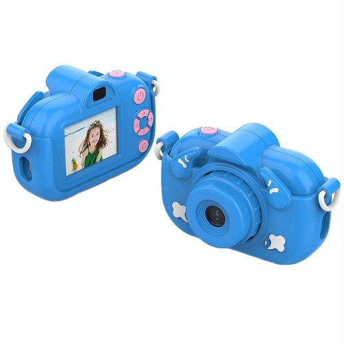 2.0-Inch 4X Zoom Hd Digital Camera For Kids - Blue - Blue - Main Image