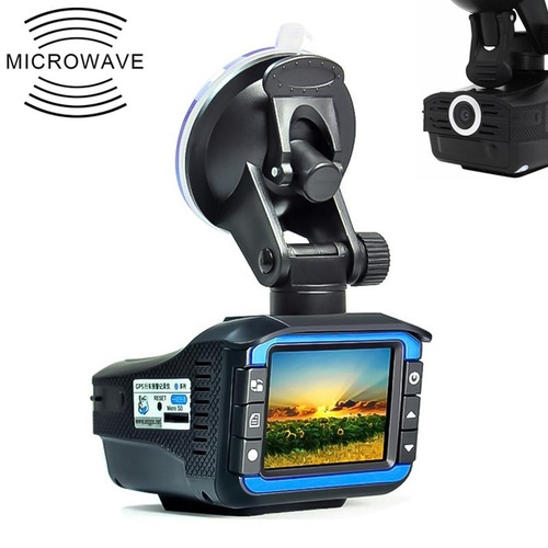 2.4 Video Camera Dvr & Radar Detector - Hd 720p - Main Image