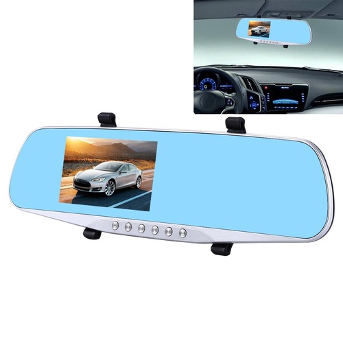 4.3 Inch Hd 1080p Rearview Mirror Vehicle Dvr with Screen Display - Main Image