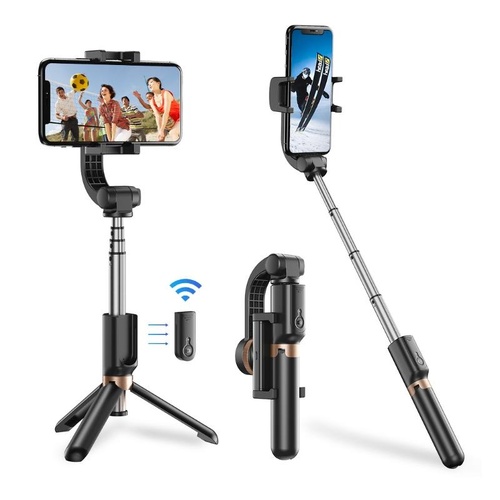 Multifunctional Mobile Phone Gimbal Stabilizer with Live Video and Selfie Stick - Main Image