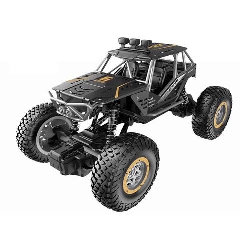 Large Alloy Off-road Rc Car for Kids - Black - Main Image